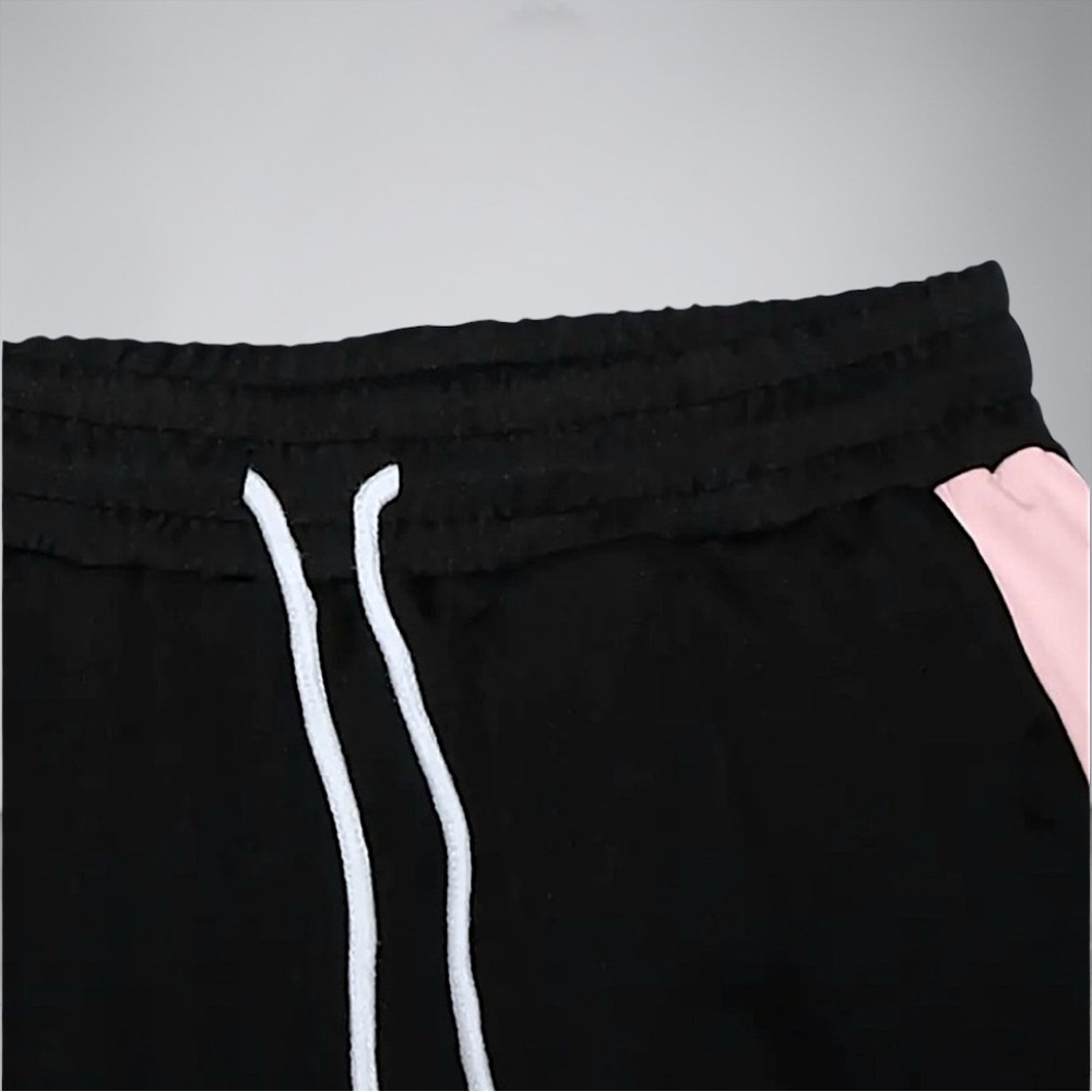 Colorblock Pink, White & Black Long Sleeve Top and Jogger Set - Picture 9 of 13